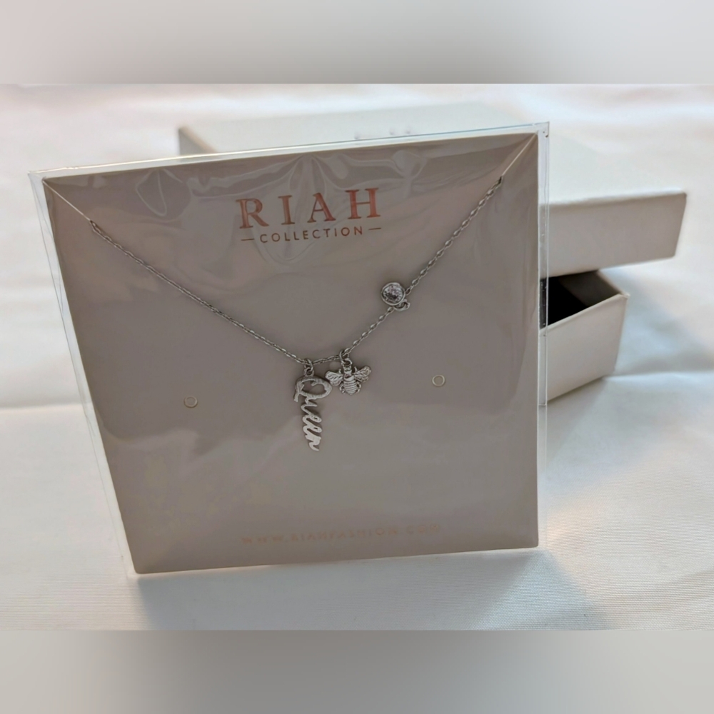 Queen Bee Cubic Zirconia Pendant Necklace - Picture 1 of 3